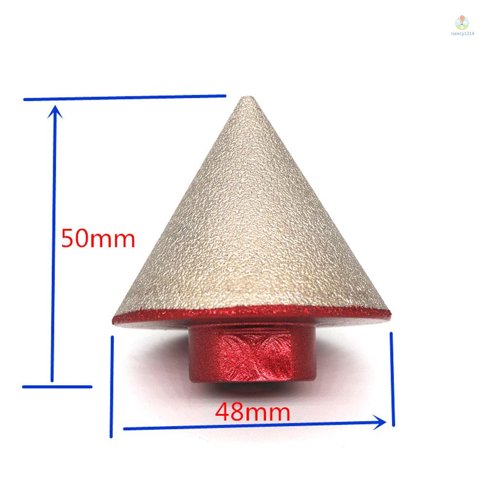 80# Mũi Phay Đánh Bóng Lỗ Khoan Tròn Bằng Sứ 5 / 8-11 Hoặc M14 Chuyên Dụng