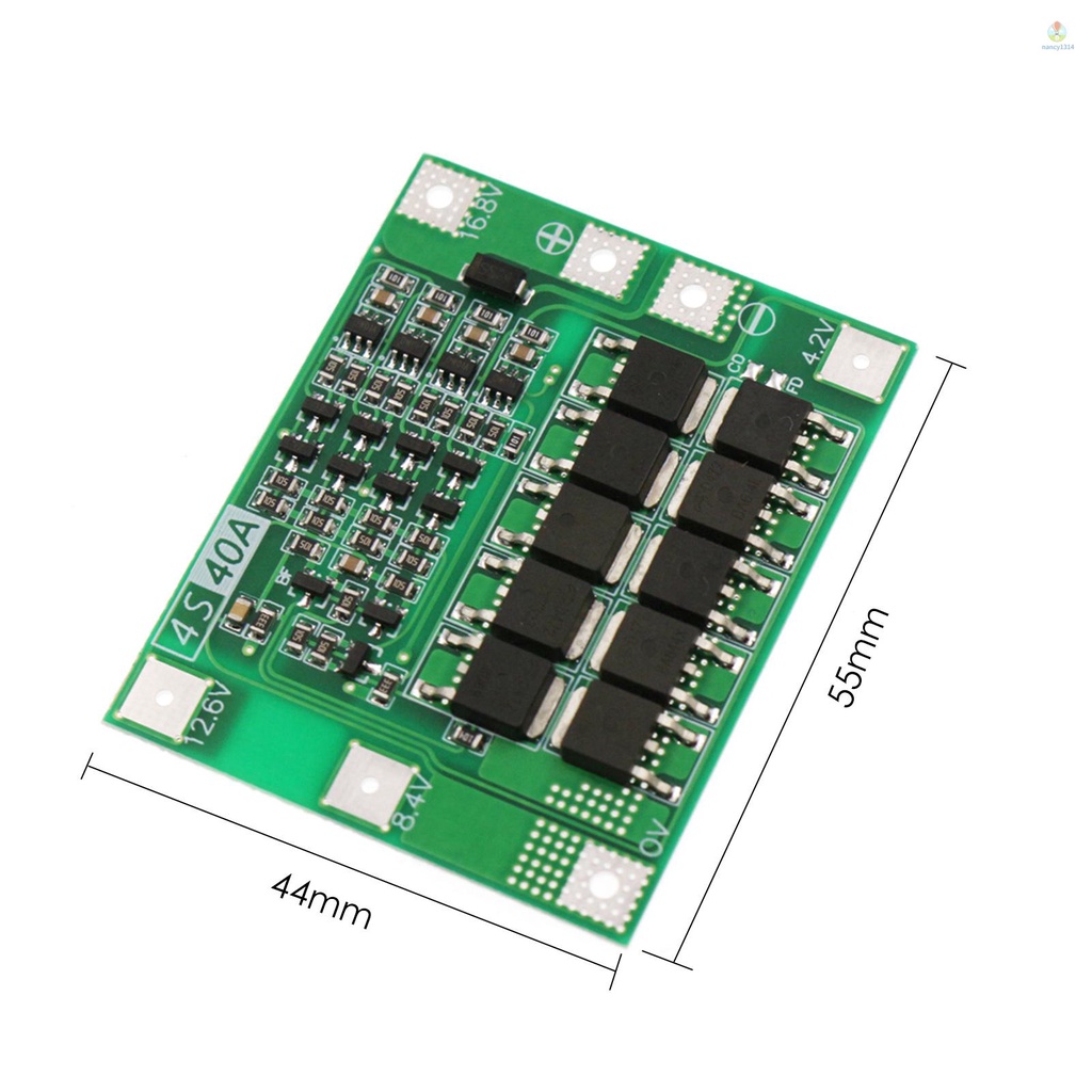 Bảng Mạch Tích Hợp Pin Lithium 4S 40A Li-ion Bảo Vệ Cho Động Cơ Máy Khoan