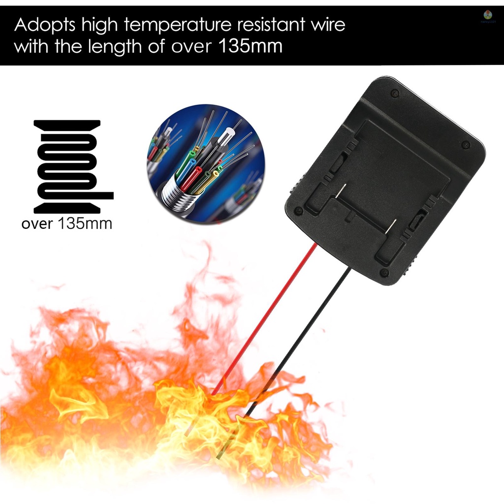 Bộ Chuyển Đổi Nguồn Pin Lithium 18V 18V 18V Thay Thế Tiện Dụng DIY