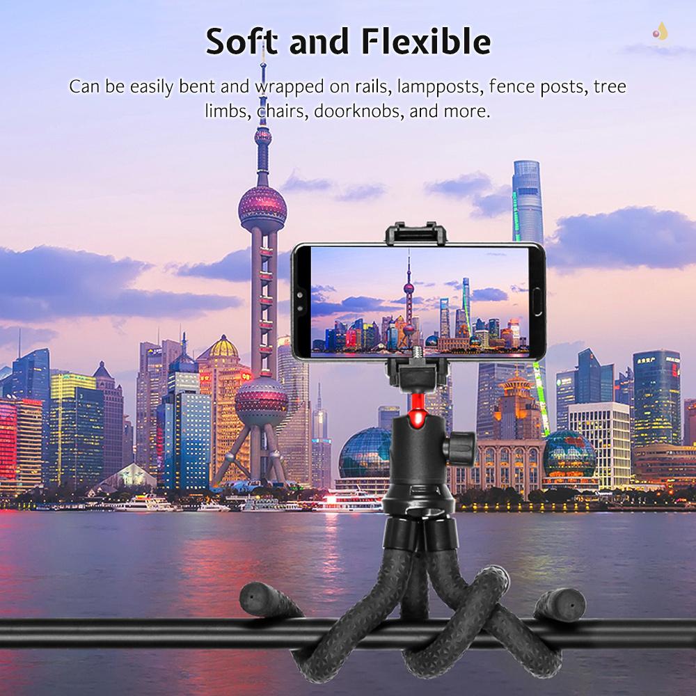 Giá Đỡ Ba Chân Mini Bạch Tuộc Linh Hoạt KT-660 + BD-50 Có Thể Điều Chỉnh Kẹp 1 / 4 Inch Cho Điện Thoại / Máy Ảnh / Video Selfie