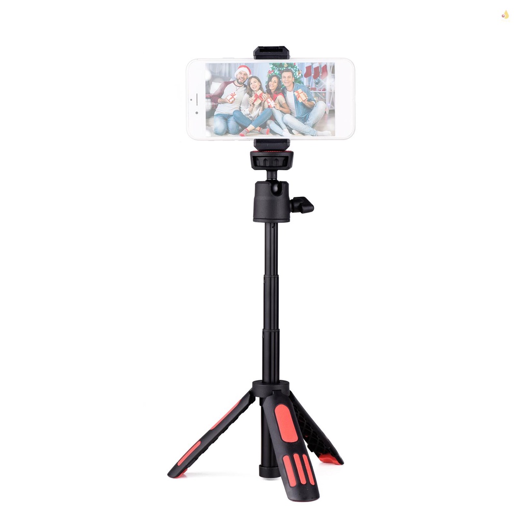 Gậy Ba Chân Andoer M12 Mini 3 Phần Với Ốc Vít 1 / 4 Inch Có Thể Xoay Cho Điện Thoại / Máy Ảnh / Live Stream / Video