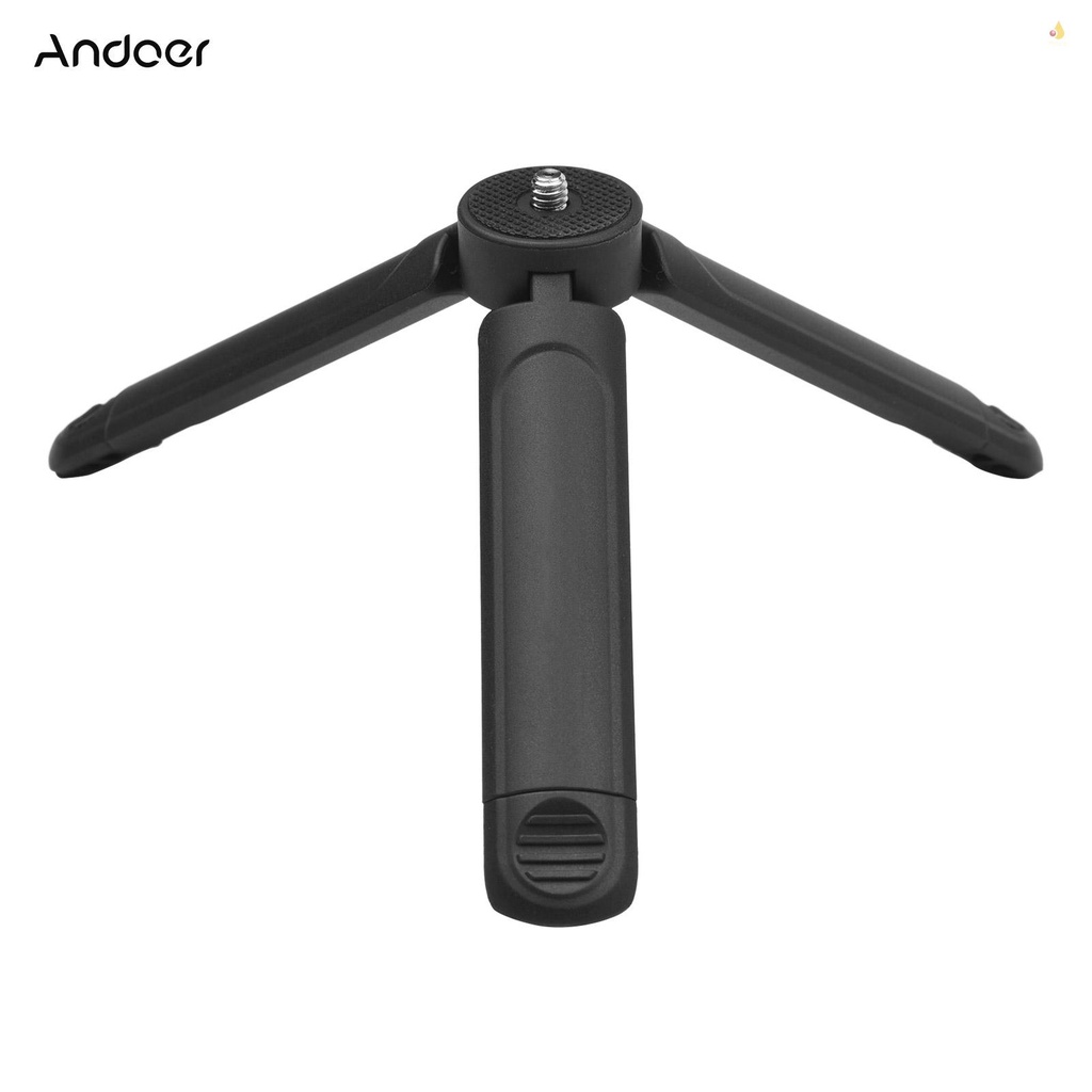 Andoer Giá Đỡ Ba Chân Mini MT-01 Để Bàn Bằng Nhựa Chuyên Dụng Vòng Bi Chịu Lực 2KG Với 2 Mức Độ Điều Chỉnh Chiều Cao Ốc Vít 1 / 4 Inch Cho Gậy Selfie / Điện Thoại