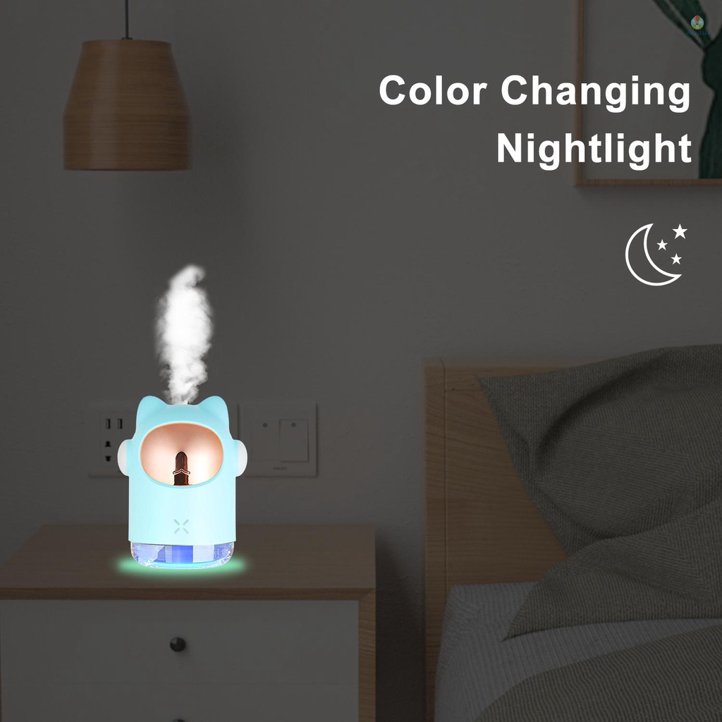 Máy Phun Sương Tạo Độ Ẩm Mini 300ml Kết Nối USB