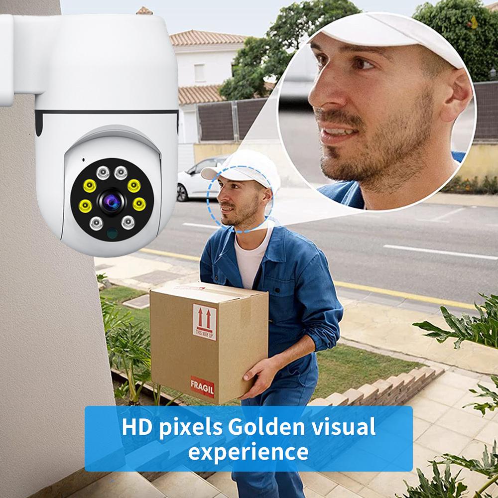 Camera Không Dây Thông Minh 1080P Kết Nối WiFi, Quay Toàn Diện 360 Độ°Camera Báo Động Hai Chiều Không Dây Có Tầm Nhìn Đêm Tiện Dụng Cho Gia Đình / Văn Phòng