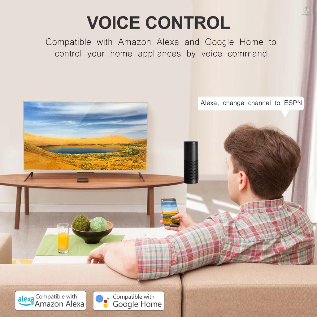 Thiết Bị Điều Khiển Từ Xa Thông Minh Bằng Ứng Dụng Alexa Google Home