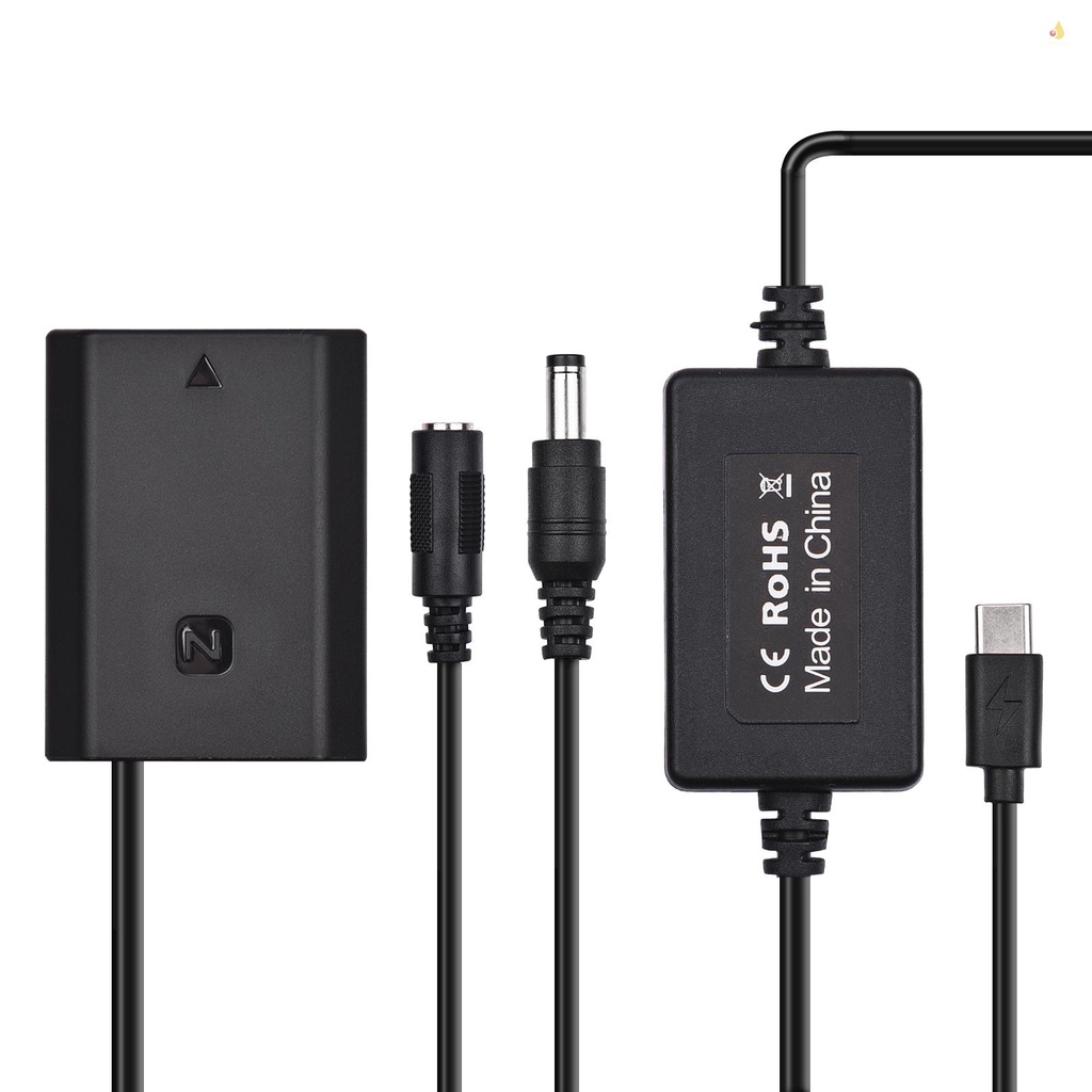 Dây Cáp PD USB Type-C Sang Pin NP-FZ100 Cho Alpha A7S III A66000Iii A7Iii A7Iii A9 NP-FZ100 Dummy