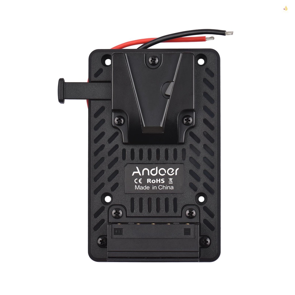 Tấm Pin Andoer Khóa Chữ V Thay Thế Cho Pin V-Mount