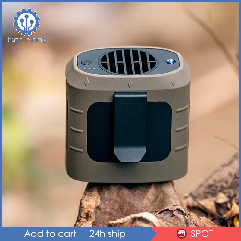 Quạt Đeo Hông 3 Tốc Độ Nhỏ Gọn Koolsoo2 Tiện Dụng Cho Cắm Trại / Làm Việc