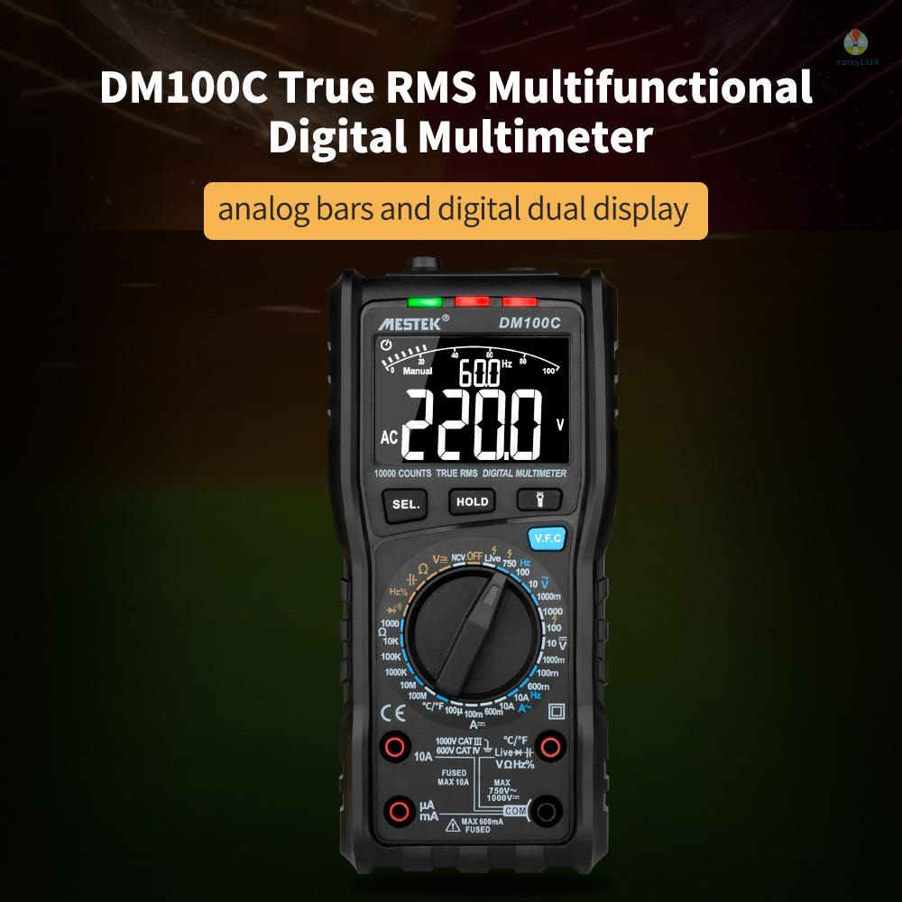 Vạn Năng Kế Kỹ Thuật Số MESTEK 10000 True RMS Đa Năng AC / DC