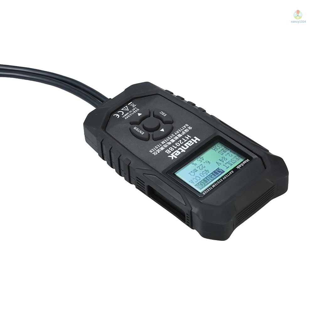 Thiết Bị Phân Tích Ắc Quy Xe Hơi Kỹ Thuật Số LCD 6V 12V 24V