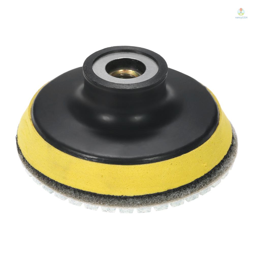 Set 10 Đĩa Đánh Bóng Linh Hoạt 3 inch + 1 Tấm Đệm Lưng Cho Máy Mài Đá Hoa Cương / Đá Hoa Cương / Gạch Men