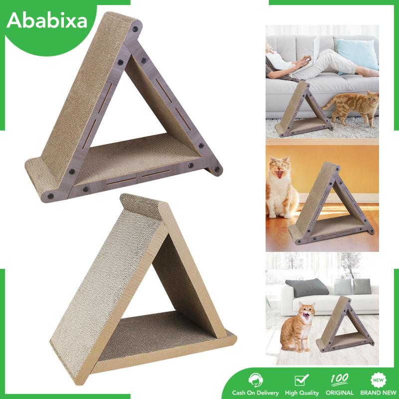 [Ababixa] Đệm Giấy Các Tông Dọc Cào Móng Cho Mèo Cào Trong Nhà