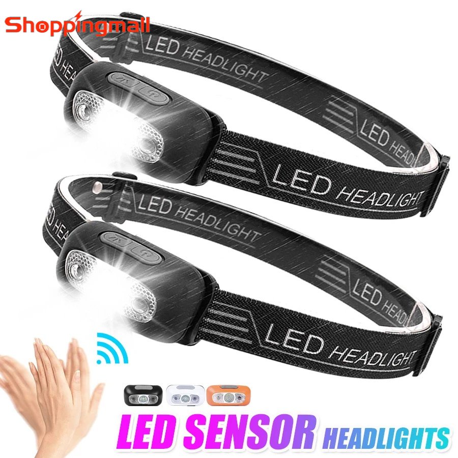 Đèn LED Đeo Đầu Siêu Sáng Cảm Biến Chuyển Động / Siêu Sáng Kèm Sạc USB Tiện Dụng