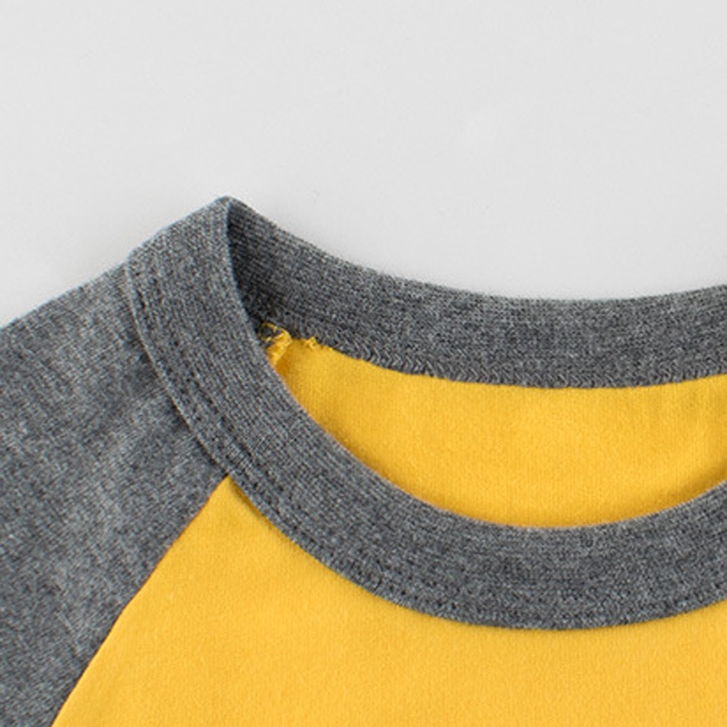 MANVIN BABY Áo Thun Cotton Tay Dài In Hình Khủng Long Hoạt Hình Thời Trang Mùa Thu Dành Cho Bé Trai 2-9 Tuổi