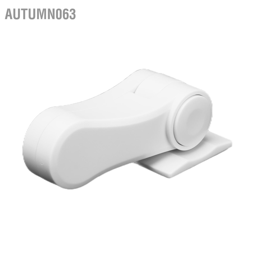 Autumn063 4 Cần Cửa Khóa ABS Trắng Tay Cầm An Toàn Cho Trẻ Em Phụ Kiện Ngăn Ngừa Mới Biết Đi Mở