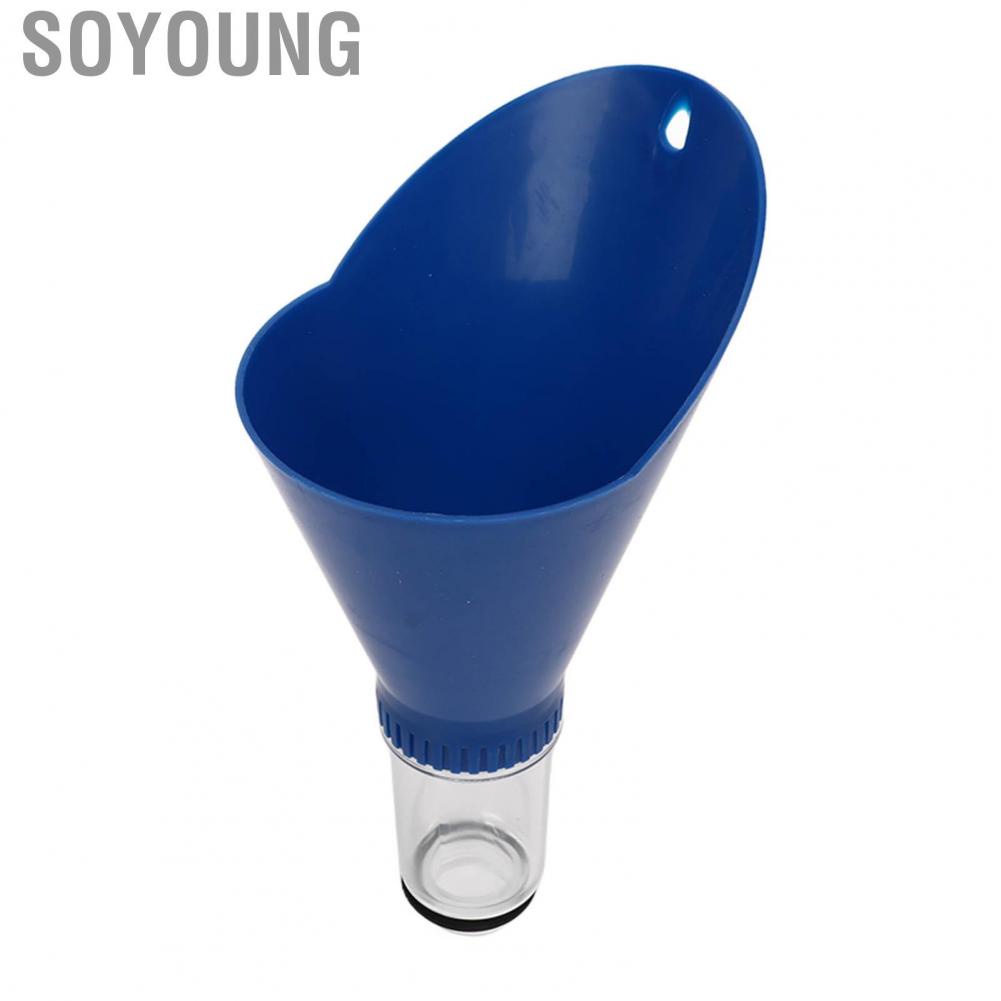 Soyoung Engine Refuelling Tool Transparent Tube Oil Funnel Set with Wrench for Car