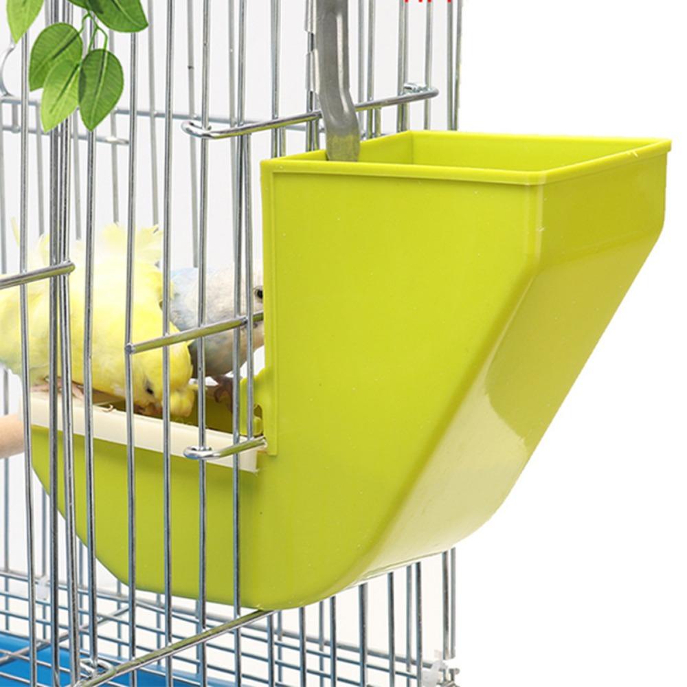 Dụng Cụ Cho Chim Ăn Bằng Nhựa Bền Thiết Thực Treo Lồng Chim
