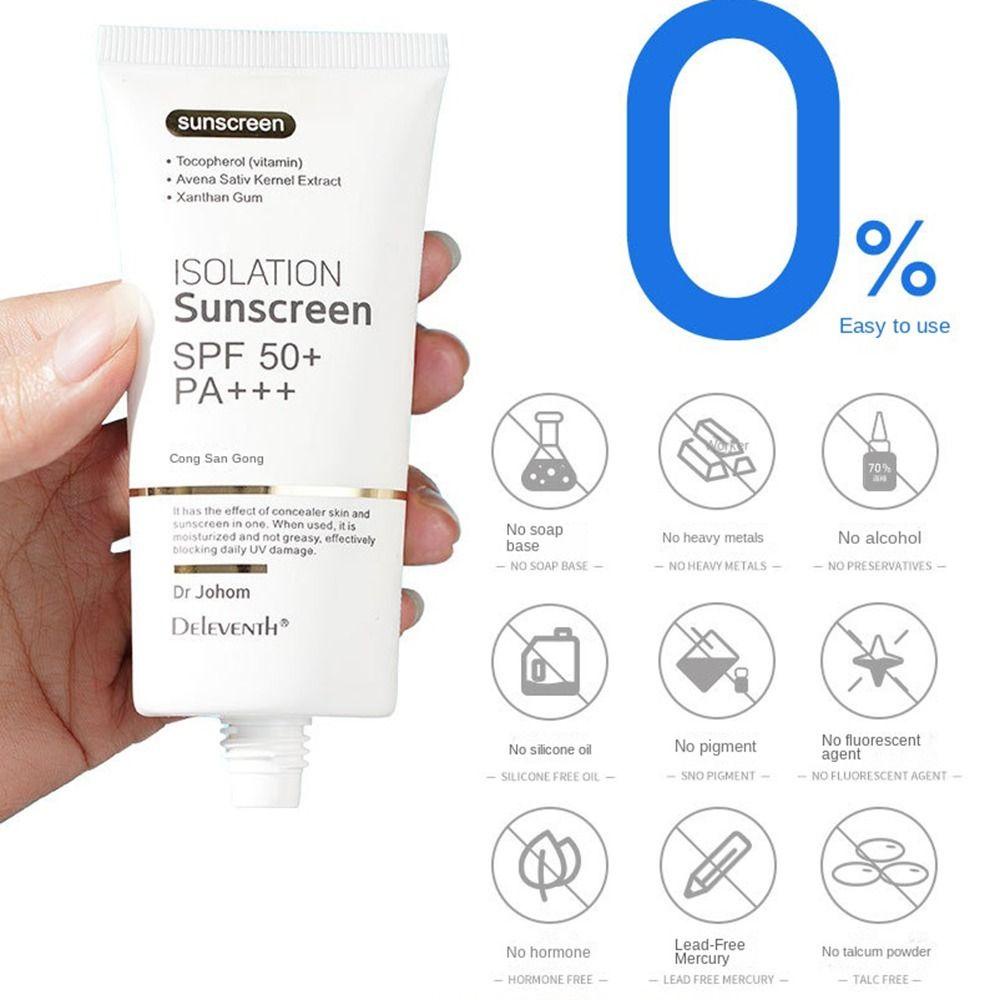 Kem Chống Nắng MALCOLM 50g Dưỡng Ẩm Chống Lão Hóa Kiềm Dầu Làm Trắng Da