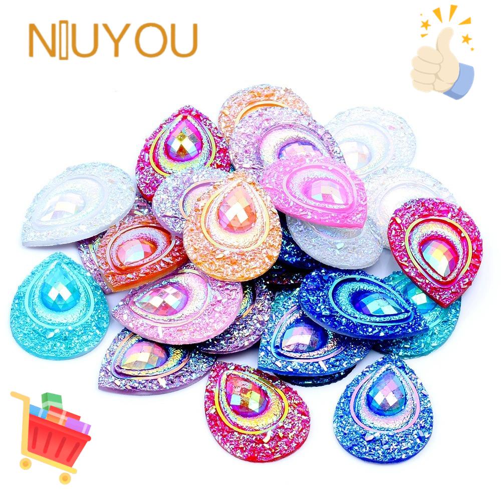 Găng Tay Lấp Lánh Hình Giọt Nước 20g 18 * 25mm|Phụ Kiện Làm Trang Sức Thủ Công Sang Trọng DIY