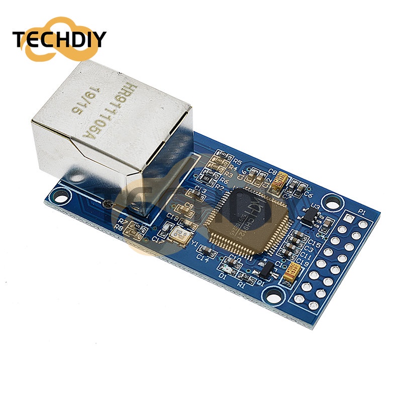 Mô Đun Điều Khiển CH9121 UART Port Sang Ethernet TTL STM32 TCP / IP 51 3.3V 5V