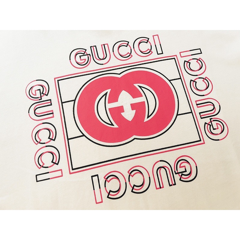 Áo Thun Ngắn Tay In logo G-c 55-The Thời Trang Đường Phố Cá Tính Cho Nam Nữ