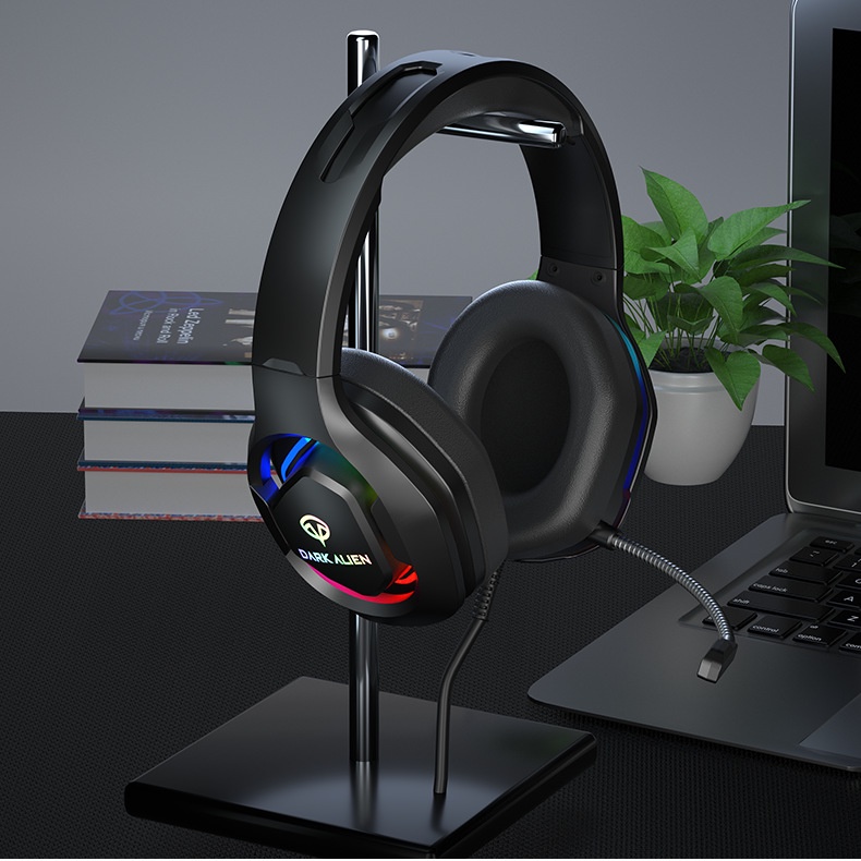 Rgb esports Tai Nghe Chơi game Có Dây Treo Cổ Giảm Tiếng Ồn Phát Sáng Nhiều Màu Sắc