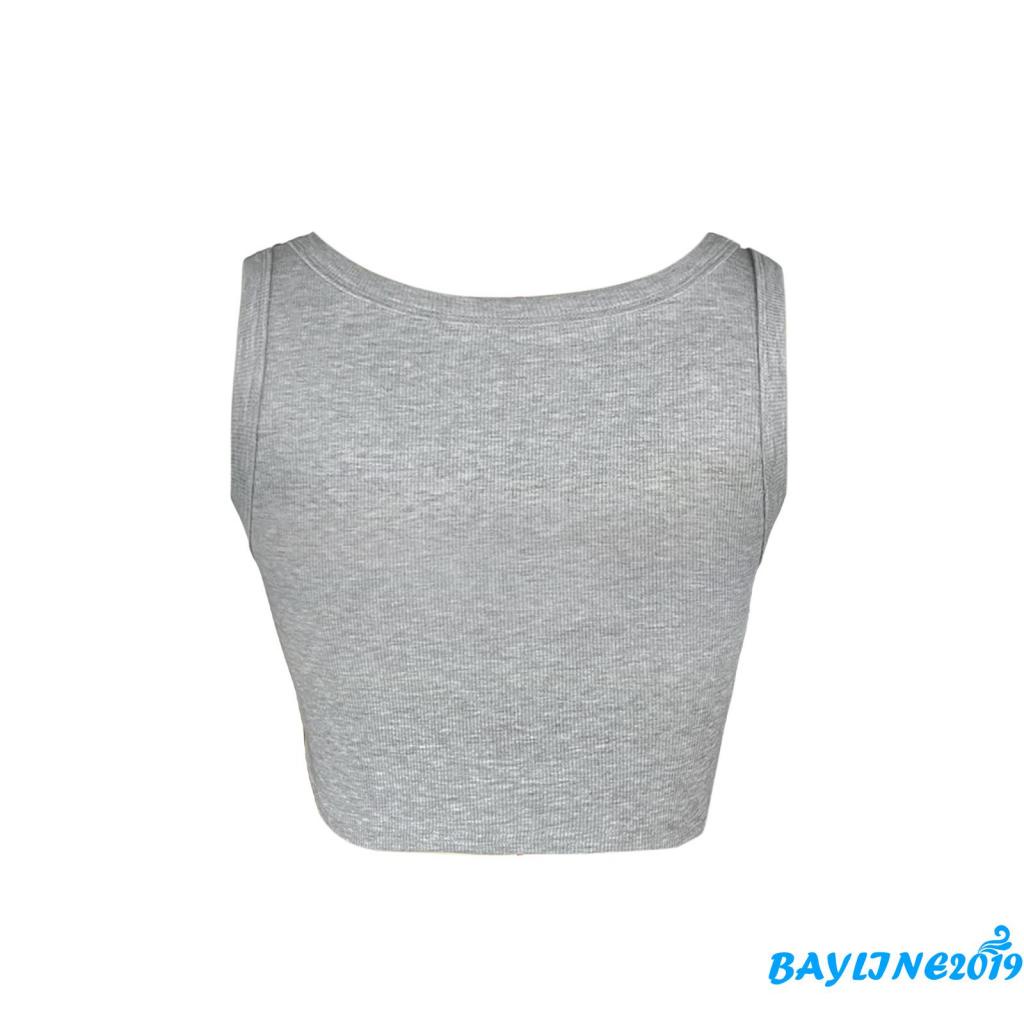 Áo Hai Dây Cổ Chữ U Màu Trơn Dáng Ôm Thời Trang Mùa Hè Dành Cho Bạn Nữ Mặc Hàng Ngày