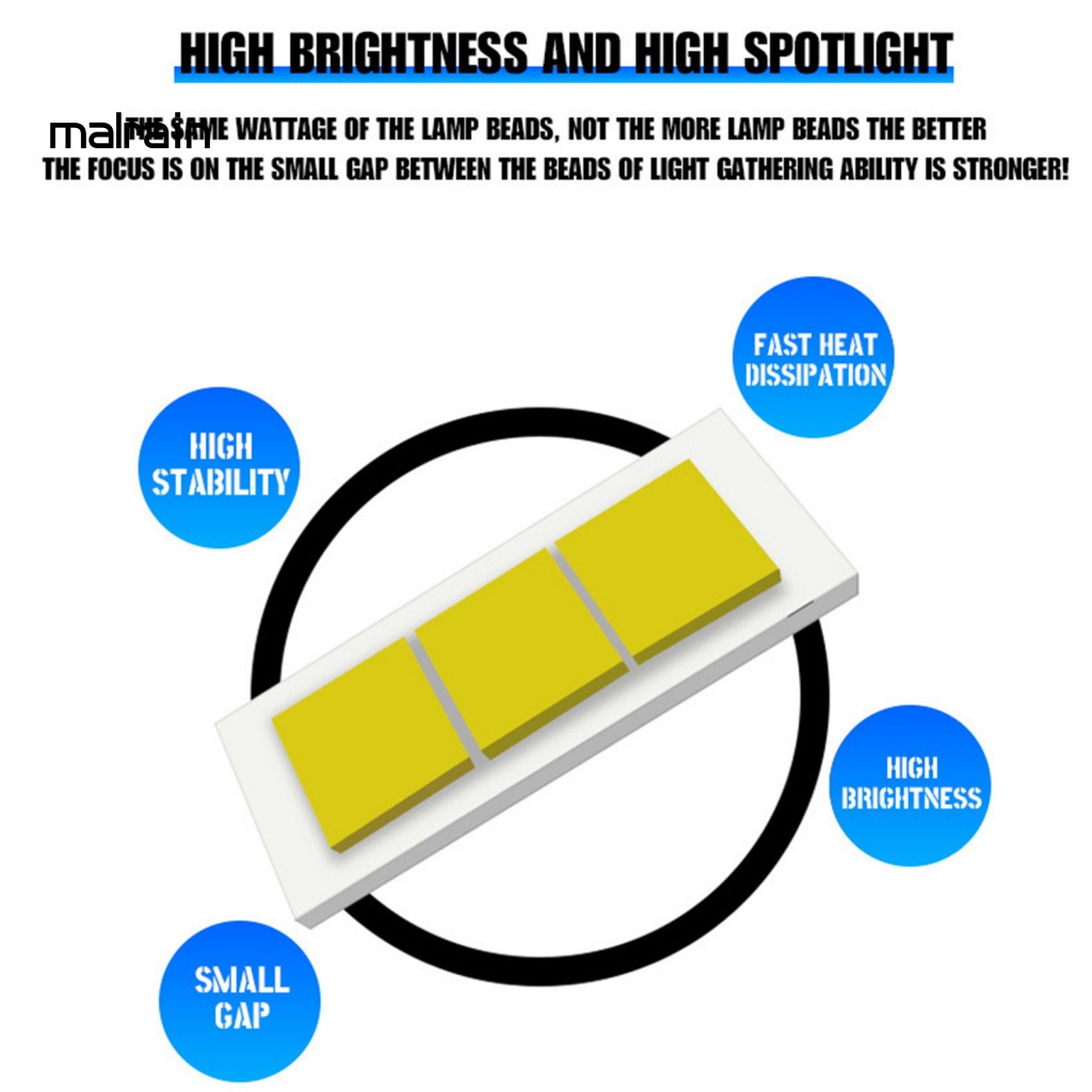 Đèn Pha LED H4 Ánh Sáng Cao / Thấp Tản Nhiệt Tốt Cho Xe Hơi