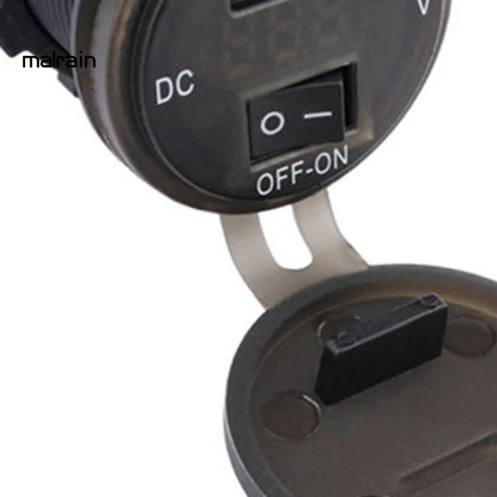 Tẩu Sạc Nhanh Cho Xe Hơi RV 12V / 24V QC3.0 USB Có Màn Hình Hiển Thị Kỹ Thuật Số