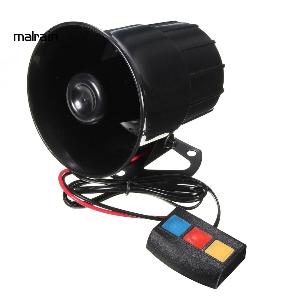 Còi Báo Động 3 Âm Thanh Điện Tử 12V 30W 12V Chuyên Dụng Cho Xe Hơi / Xe Máy