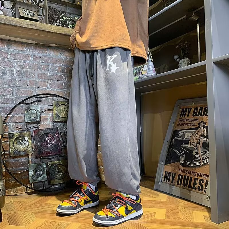 Quần Thể Thao Dáng Suông Rộng In Hoạ Tiết Trẻ Trung Năng Động Cho Nam Giới