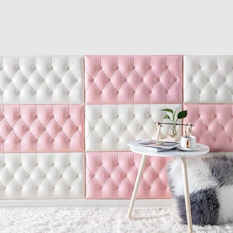 1 Miếng Dán Tường Dày Dặn Mềm Mại 3D Chống Va Chạm Trang Trí Nhà Cửa
