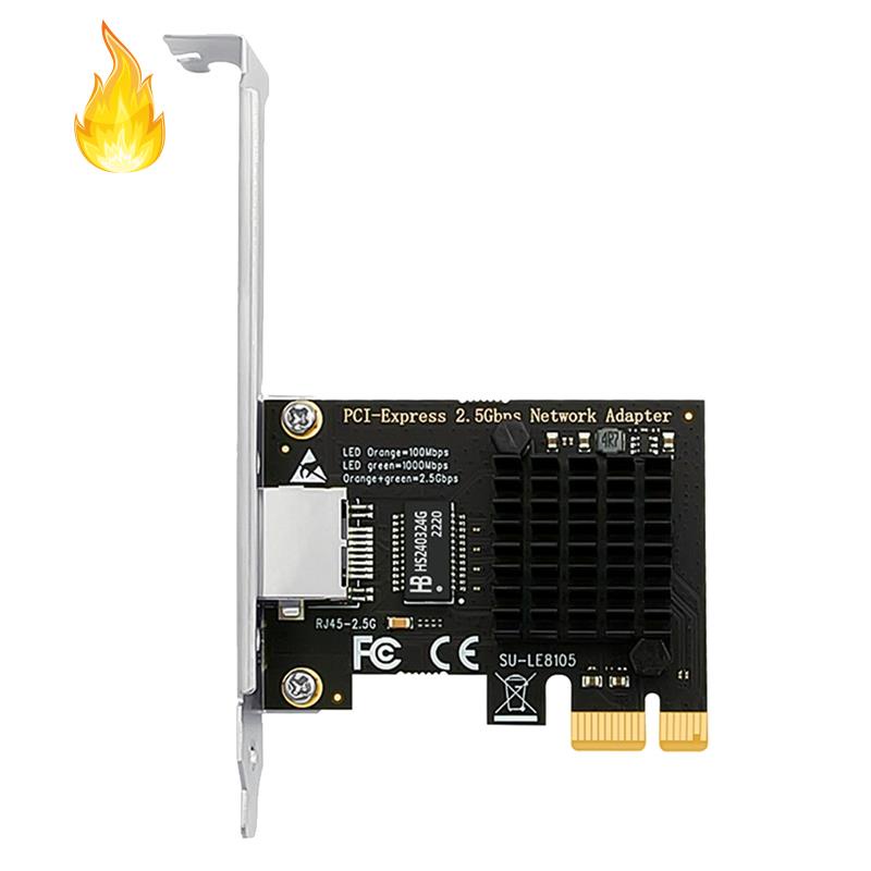 1 Thẻ Mạng RTL8125BG Chip 2.5G Gigabit Ethernet Cho Máy Tính