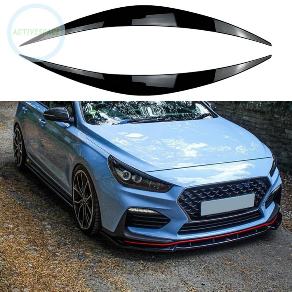 Car Eyebrow Sticker Bright Black For Hyundai I30N RS 2017-2020 Brand New -Hyundai