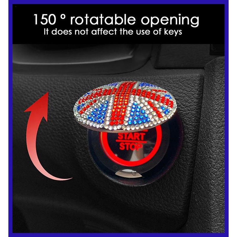 Nắp Bảo Vệ Nút Khởi Động Xe Hơi Chống Trầy Xước