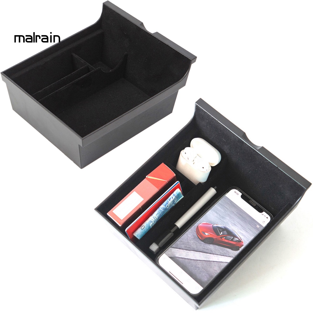 Khay Đựng Đồ Gọn Nhẹ Gắn Bảng Điều Khiển Trung Tâm Xe Hơi Tesla Model 3 / Y 2021