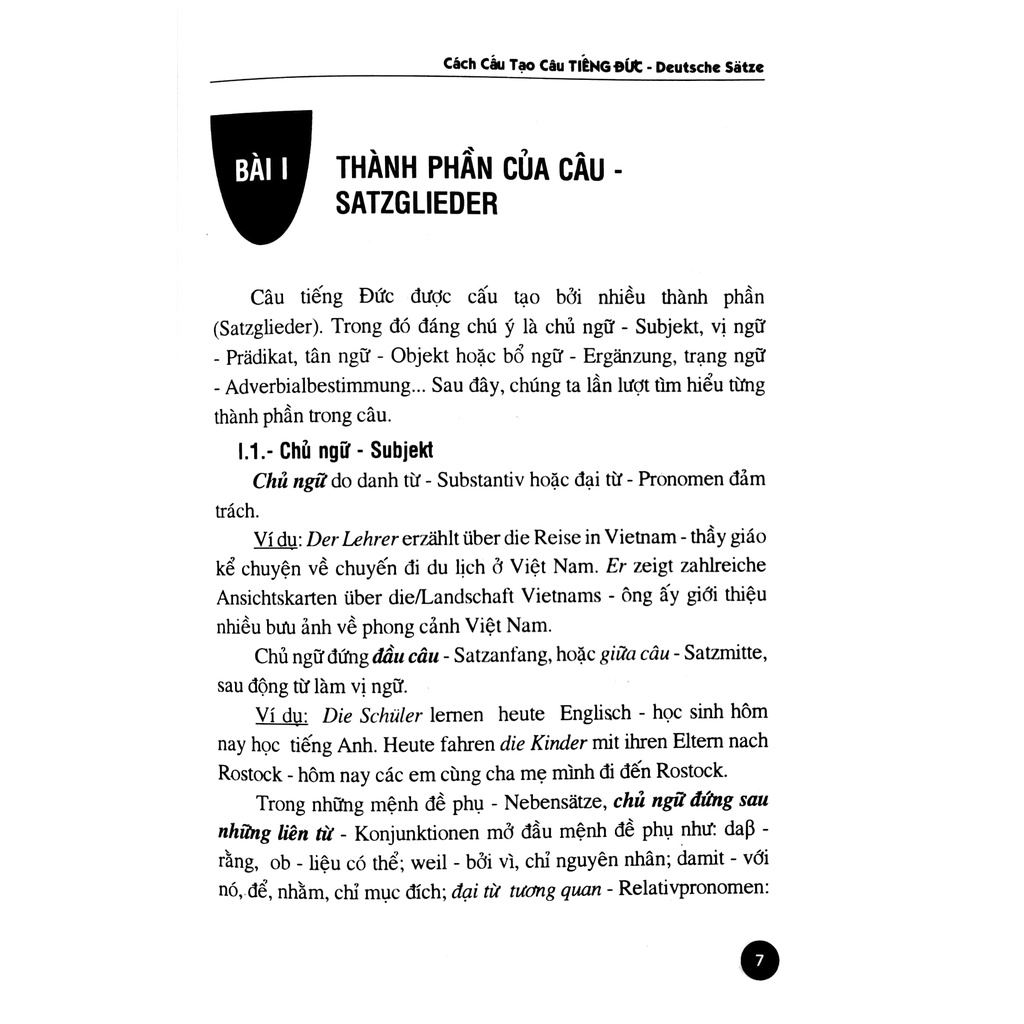 Sách Cách Cấu Tạo Câu Tiếng Đức (Tái Bản 2023)