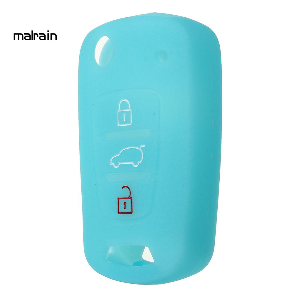 Vỏ Silicon Bảo Vệ Chìa Khóa Điều Khiển Từ Xa 3 Nút Cho Hyundai Elantra Accent i20 i30