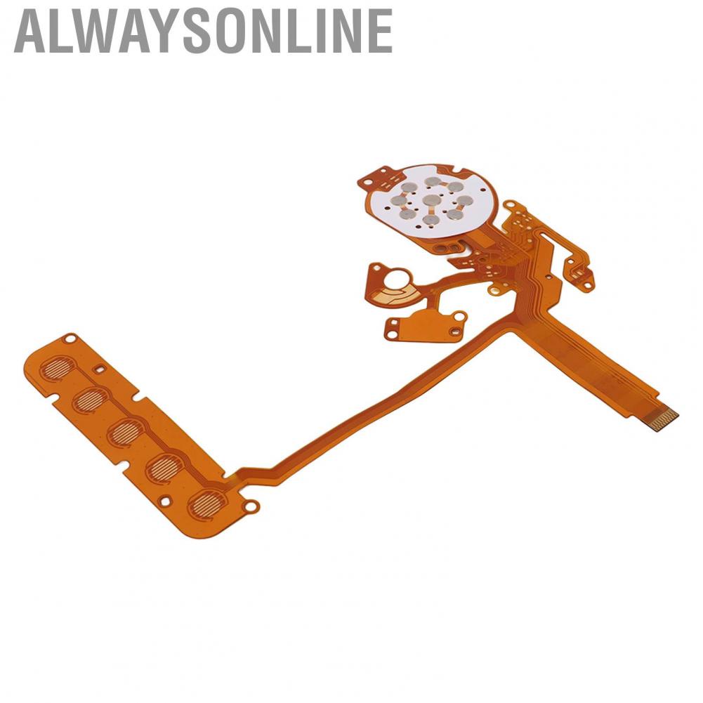 Alwaysonline Keyboard Key Button Flex Cable  Accurately Shaped Standard Size Perfect Fit Camera Function Board FPC for Replacement