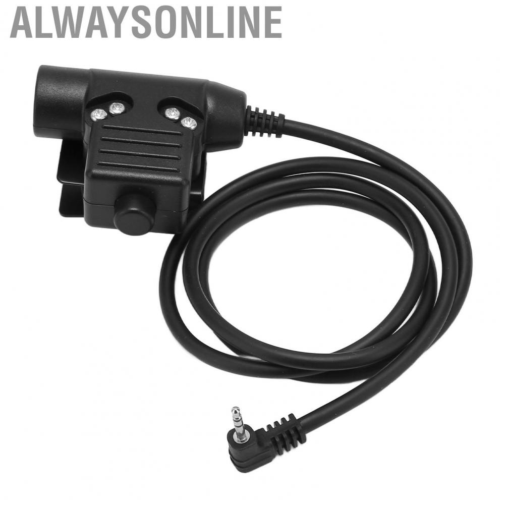 Alwaysonline U94 PTT Adapter  Cable With Clip On Design For