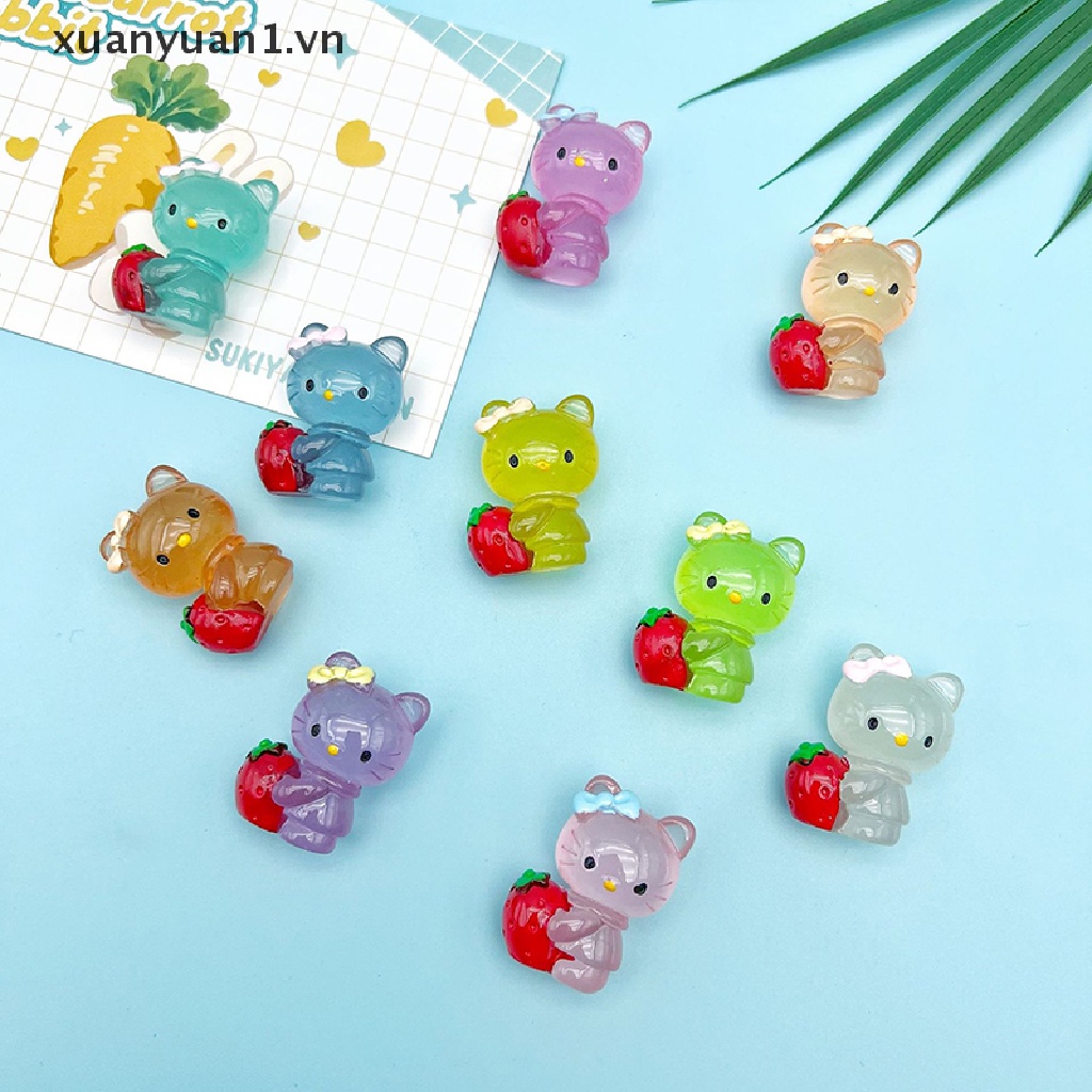 1 Đồ trang trí Chú Mèo Phát Quang Xinh Xắn Dùng Để Trang Trí