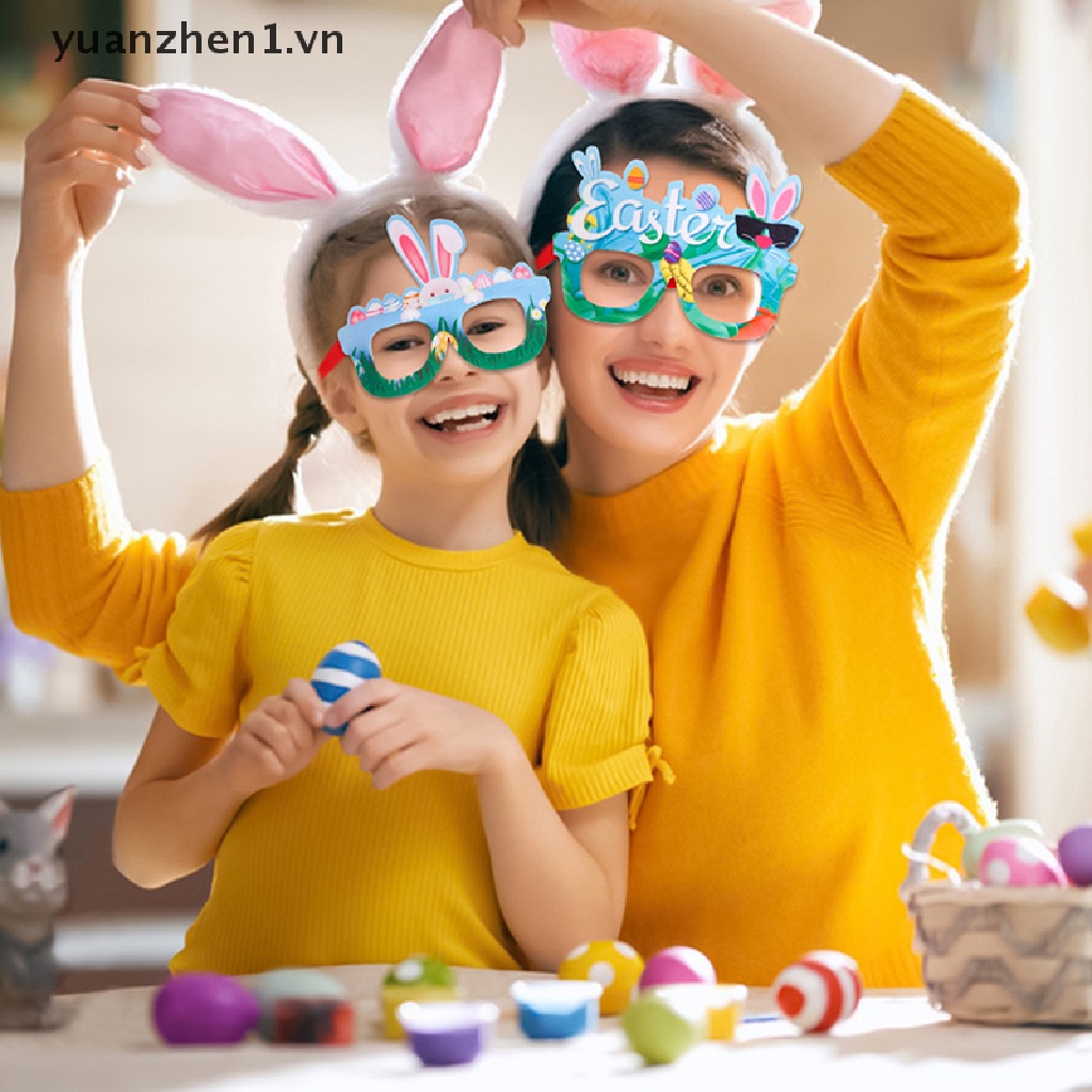 Mắt Kính Hình Thỏ / Gà / Trứng Ngộ Nghĩnh Dùng Trang Trí Tiệc Phục Sinh
