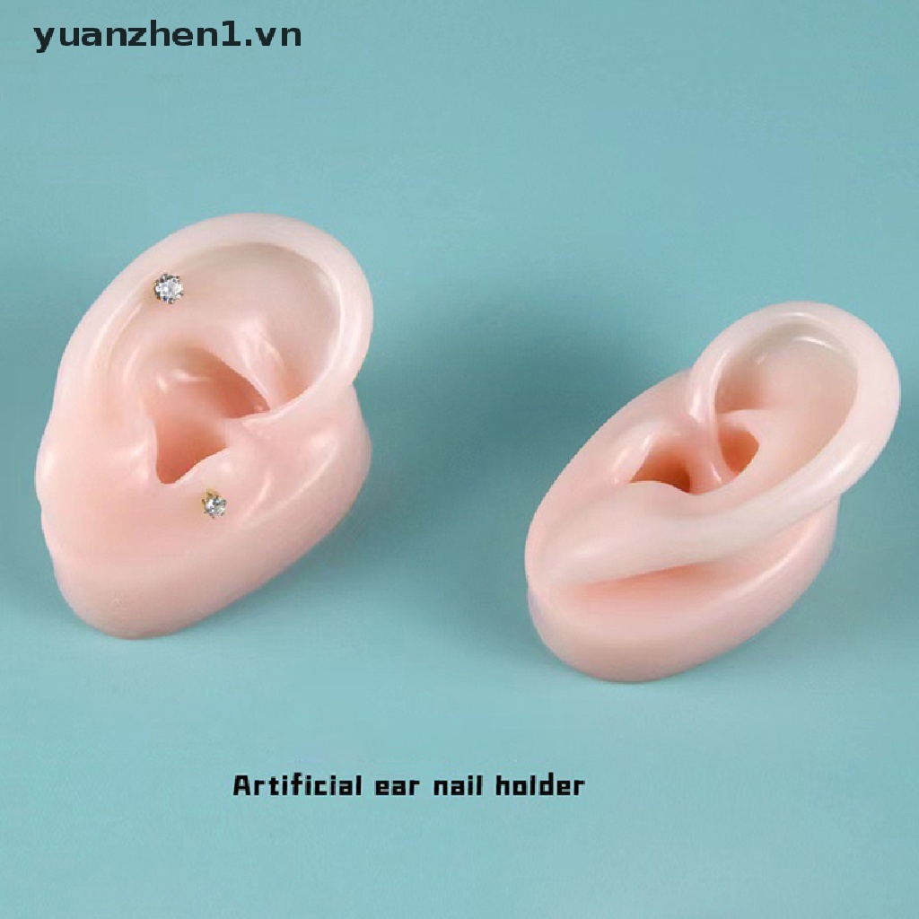 1 Chiếc Khuyên Tai Silicon Mềm Trưng Bày Y Tế