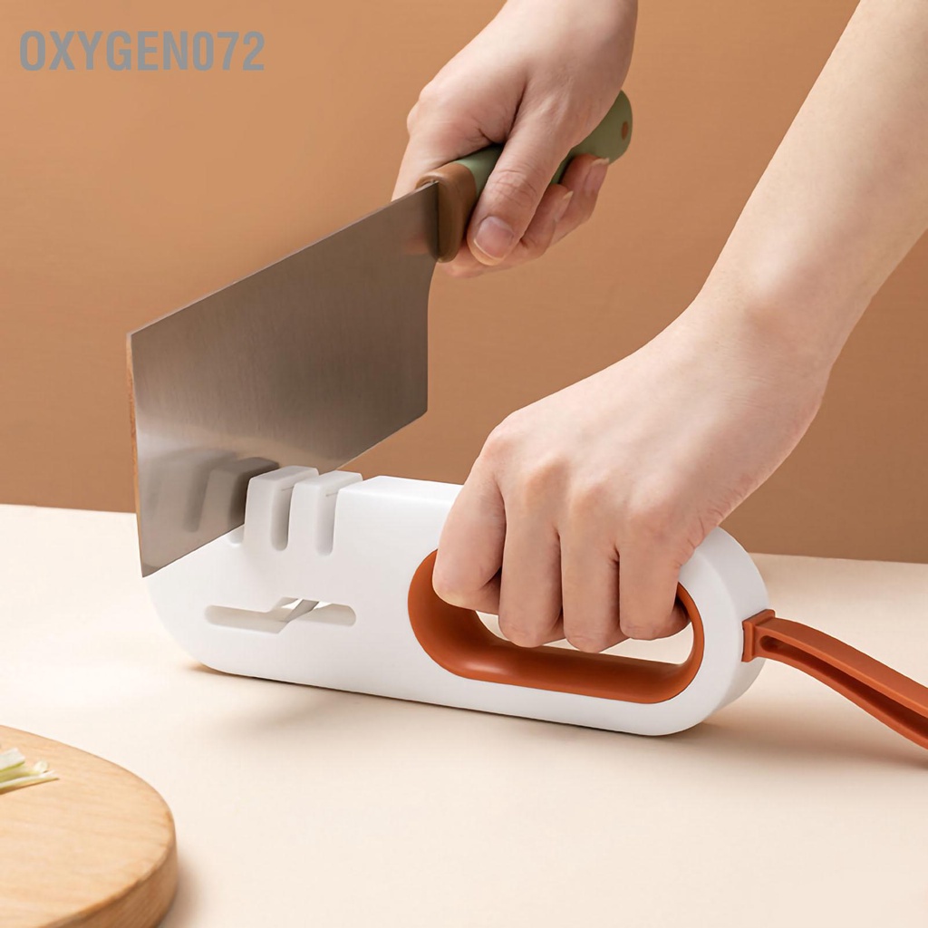 Oxygen072 Dụng cụ mài dao nhà bếp Fine Scissor Sharpening Thiết bị treo cầm tay di động nhanh