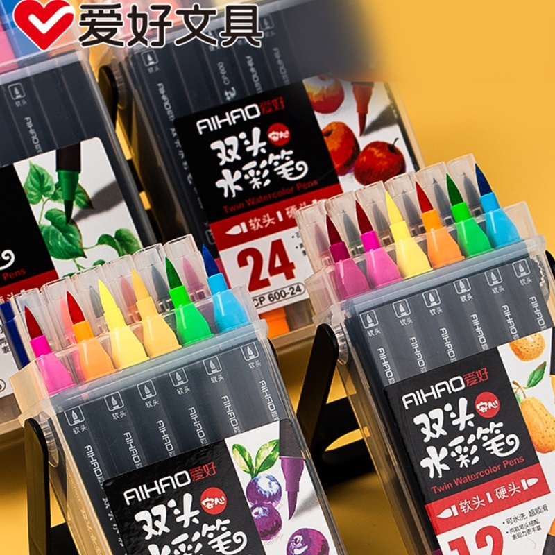 Bộ Bút Màu Nước Hai Đầu Chuyên Dụng Cho Vẽ Phác Thảo