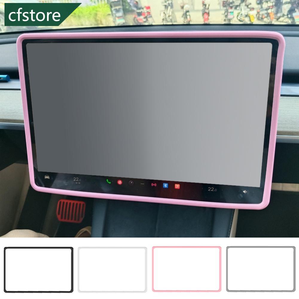 Khung Silicon Bảo Vệ Màn Hình Điều Hướng Trung Tâm Điều Hướng Cho Tesla Model 3 Y 2022 2021 G2N3