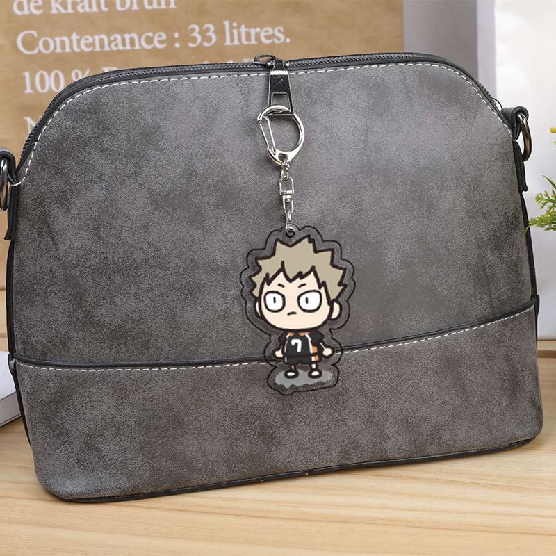Anime Haikyuu! Móc Khóa Cao Su Hóa Trang Nhân Vật Đường Đua