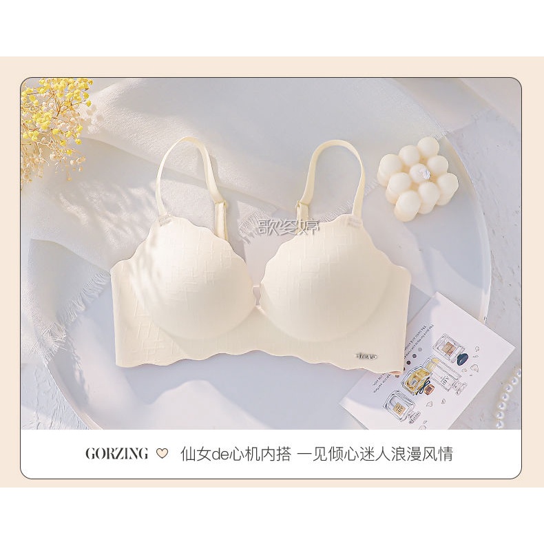 Áo Lót Nâng Ngực Không Gọng Thép Thời Trang Cho Nữ