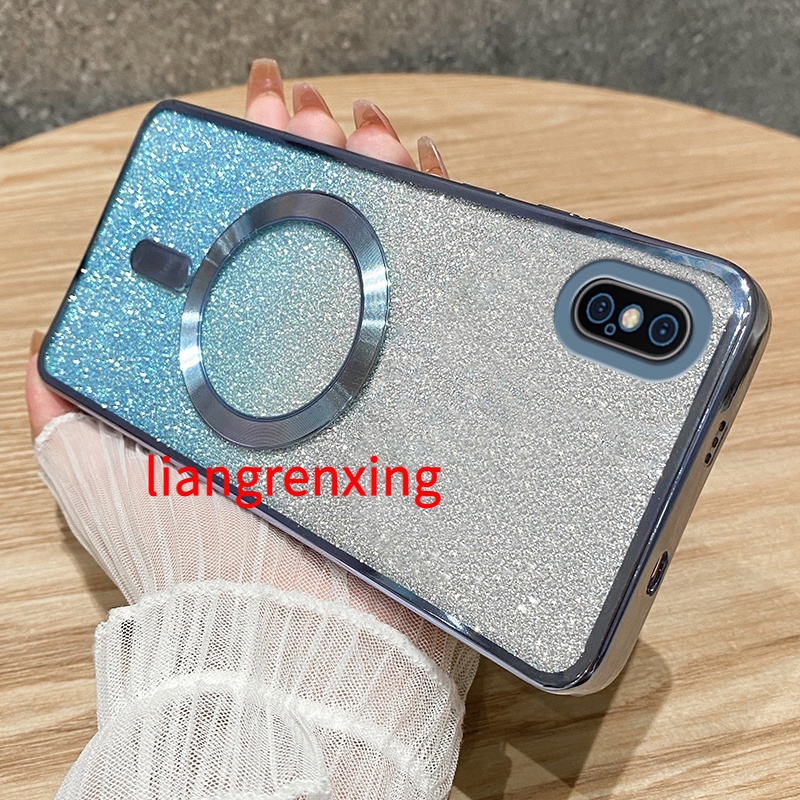 Ốp lưng iphone x s xr xs max Ốp Điện Thoại silicone Mềm Chống Sốc Mạ Điện WXCX01 Cho iphone x s xr xs max viền vuông cute