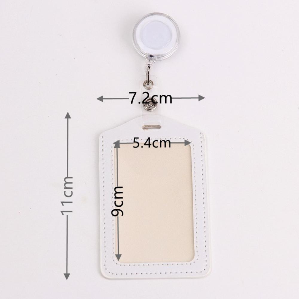 Bao Đựng Thẻ ID Bằng Da PU Có Thể Thu Gọn Tiện Dụng